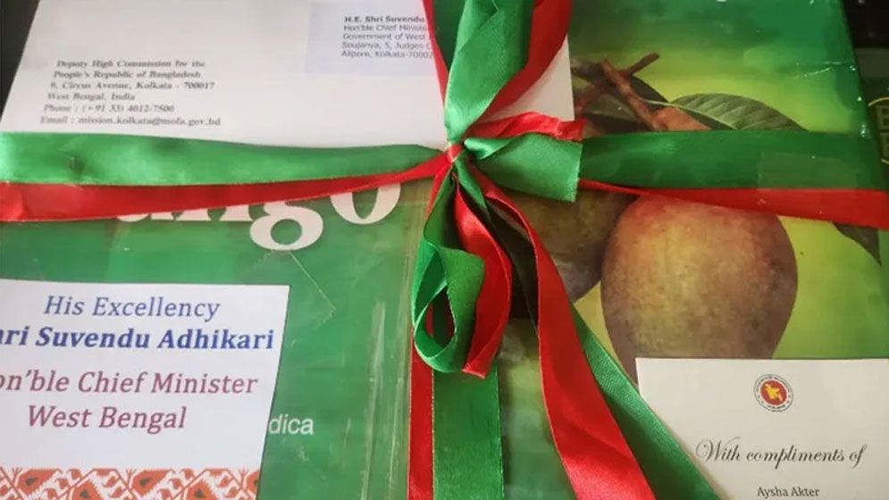 ত্রিপুরার মুখ্যমন্ত্রীর জন্য শুভেচ্ছা উপহার আম পাঠালো বাংলাদেশ
