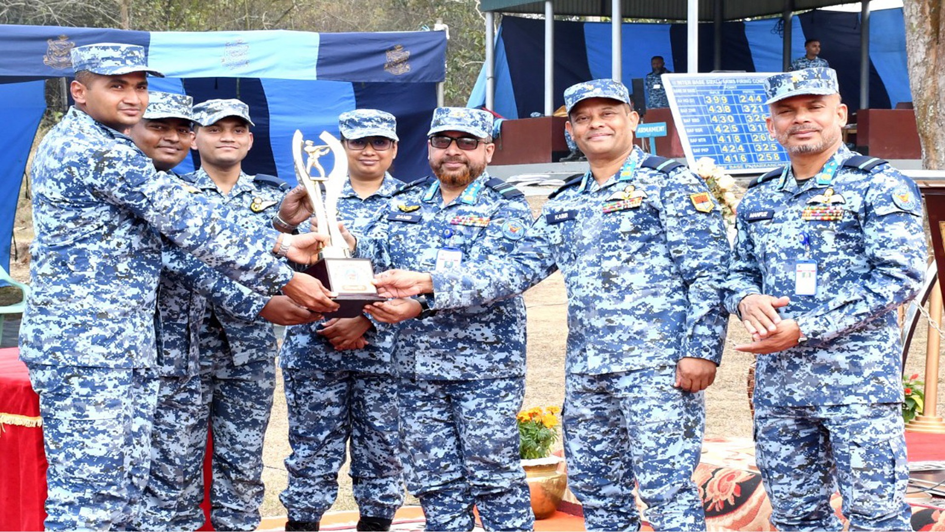 টাঙ্গাইলে বিমান বাহিনীর আন্তঃঘাঁটি ক্ষুদ্রাস্ত্র ফায়ারিং প্রতিযোগিতা সম্পন্ন