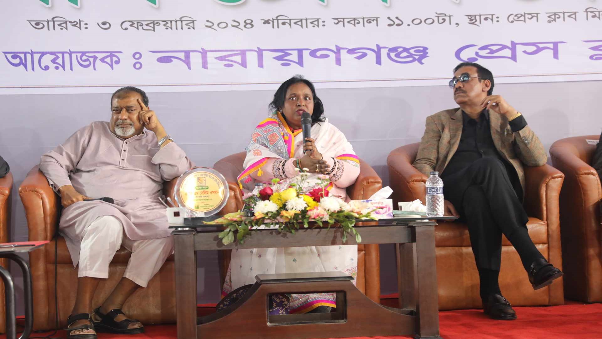 নারায়ণগঞ্জকে যানজট ও হকারমুক্ত করতে একজোট আইভী-শামীম-সেলিম